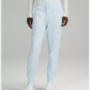 Lululemon Dance Studio Joggers, Powder Blue, Size 4, Full Length